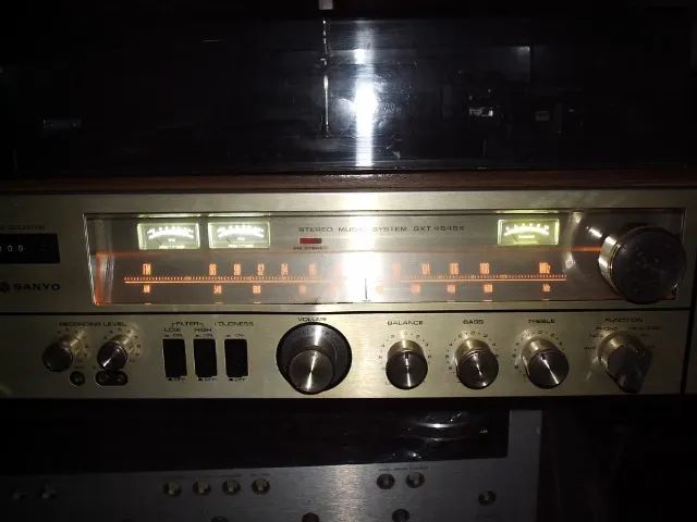 som 3x1 sanyo gxt 4545 troco p outos aparelhos d som vintage