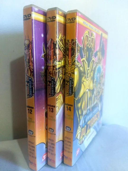 Dvd Cavaleiros do zodíaco - Box 4 Santuário O Final, original