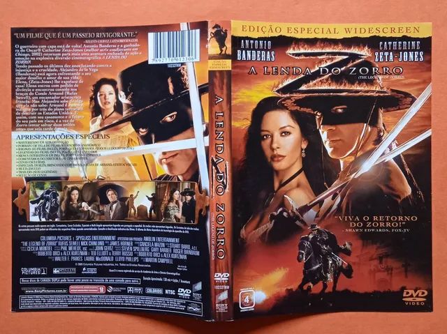 Dvd A Máscara do Zorro + A Lenda do Zorro - CDs, DVDs etc