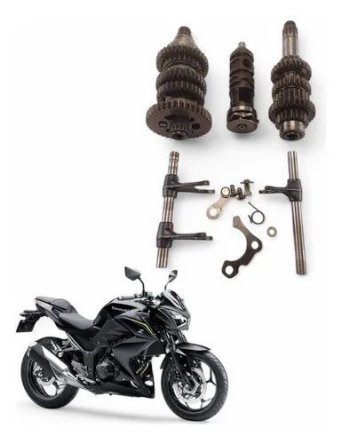 Câmbio Completo Kawasaki Z300 2019 - Peças para motos - Centro