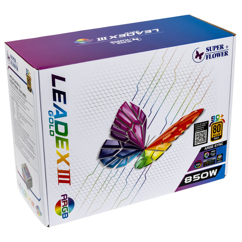 Super Flower Leadex III ARGB 850W 80 PLUS Gold Modular Power
