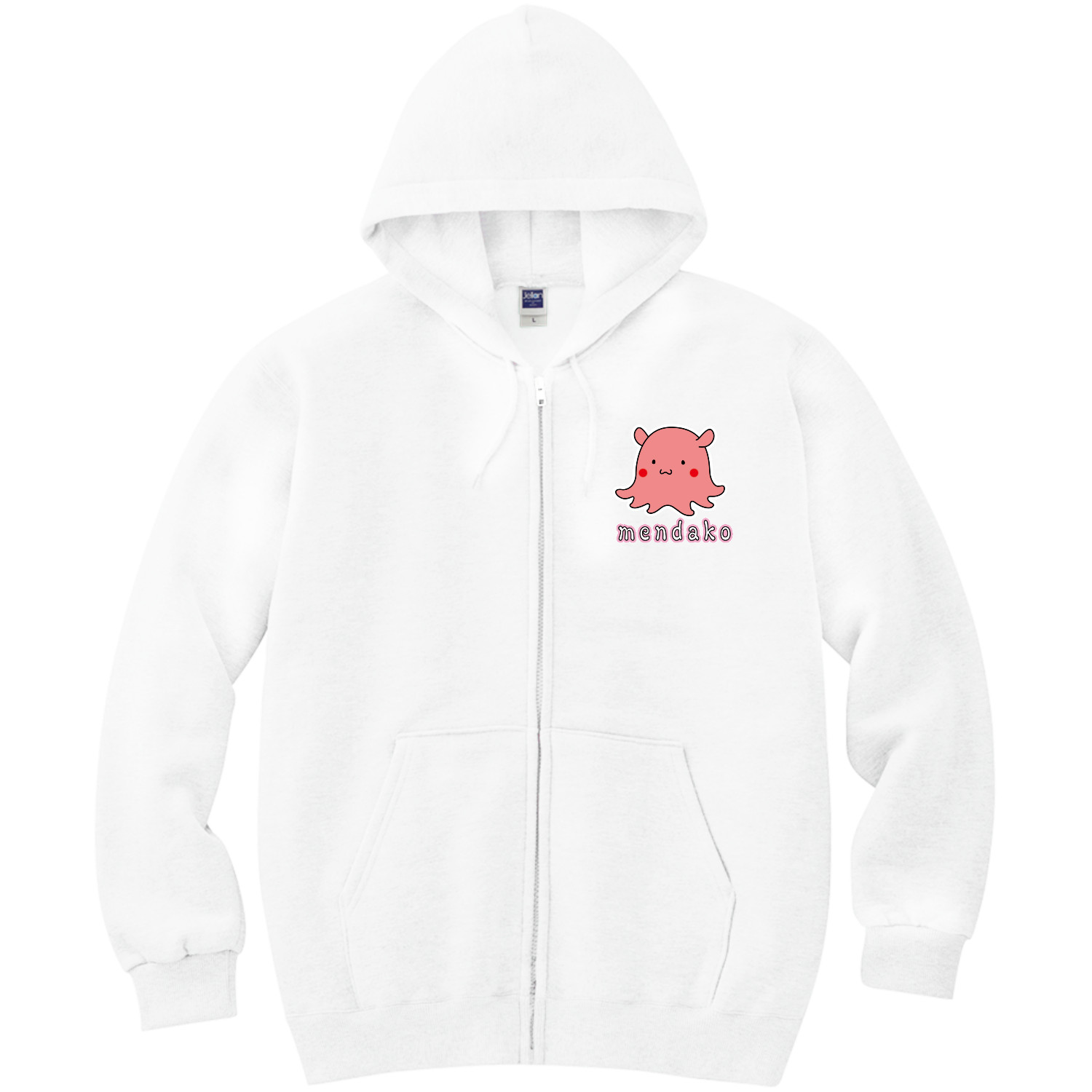 mendako / メンダコ軽量ジップアップパーカーの商品購入ページ