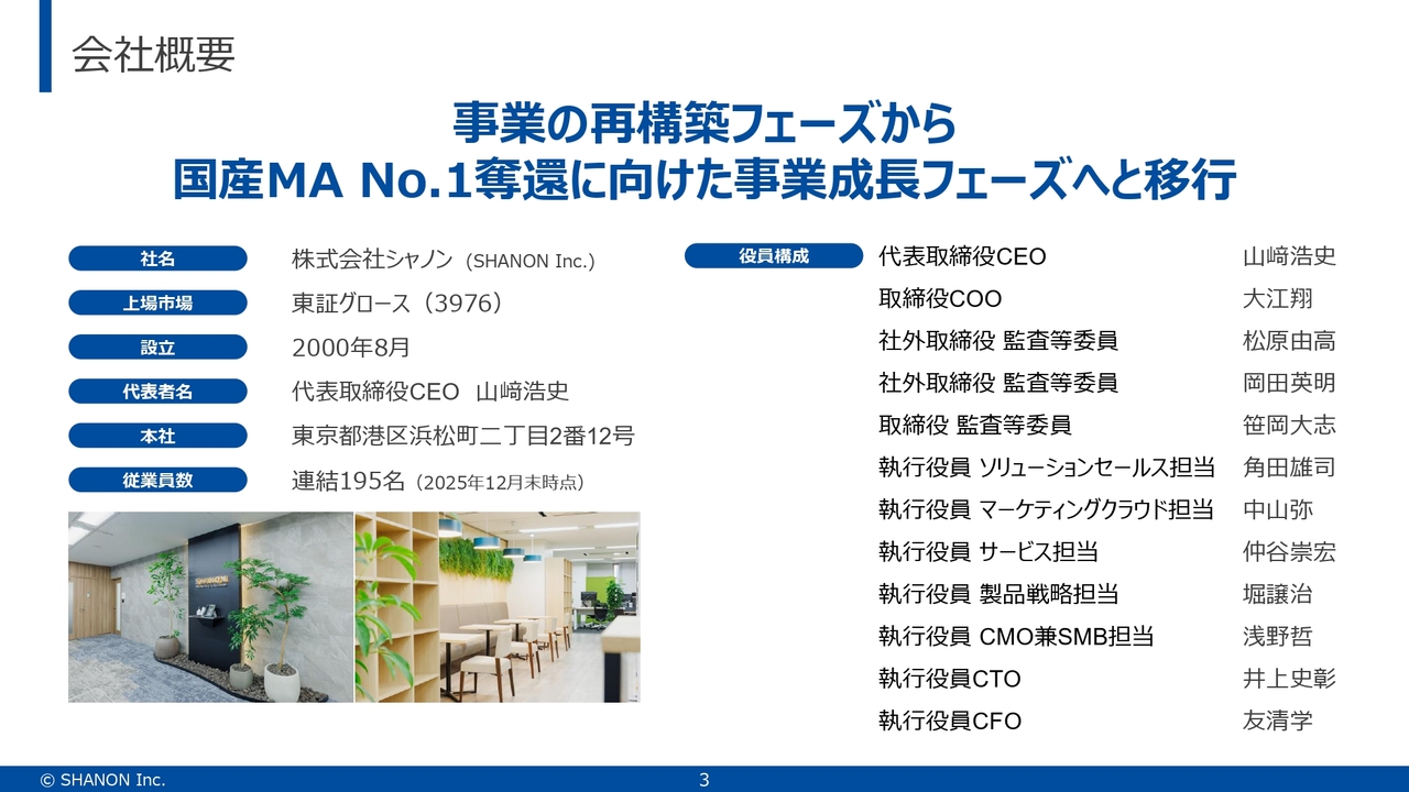 シャノン（3976）、過去最高の営業利益を達成 ストック比率64%へ上昇