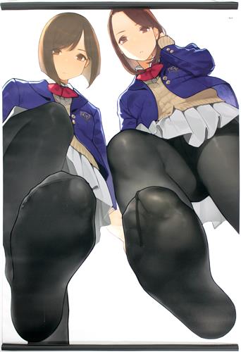 みるタイツ B2タペストリー 萌黄ホミ&藍川レン ﾐﾙﾀｲﾂB2ﾀﾍﾟｽﾄﾘｰﾓｴｷﾞﾎﾐ