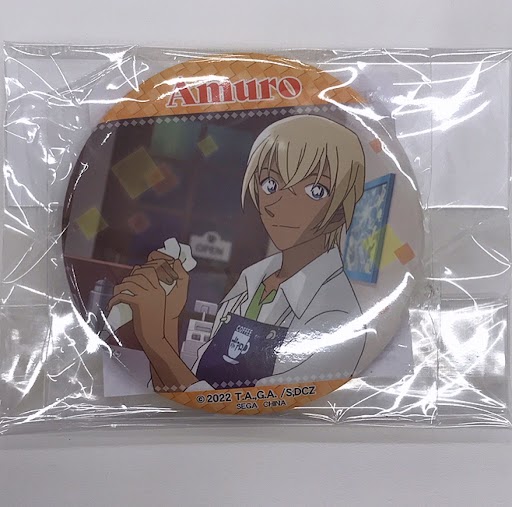 名探偵コナン ゼロの日常 缶バッジ 安室透 セガラッキーくじ ハロ 名探偵