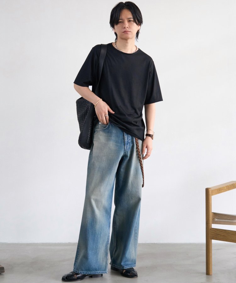 SEMI WIDE HERITAGE DENIM PANTS / 商品詳細ページ / LIDNM / Llife