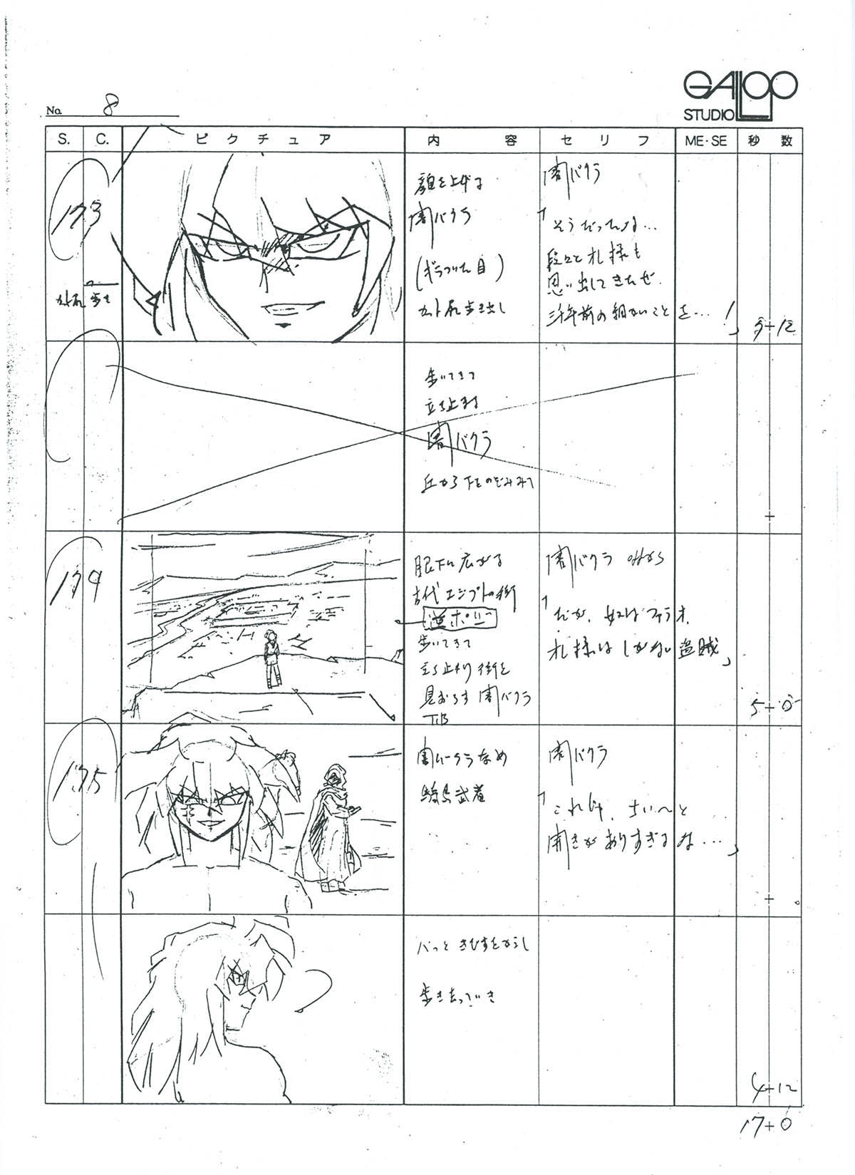 2830] 遊戯王デュエルモンスターズ #201絵コンテ[制作素材]