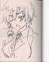 塩崎雄二 直筆イラストサイン本「一騎当千昇龍ノ巻」1巻