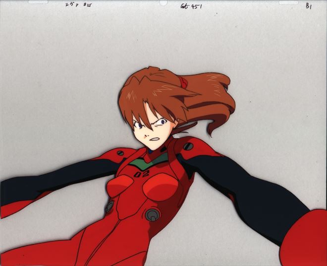 新世紀エヴァンゲリオン アスカ セル画