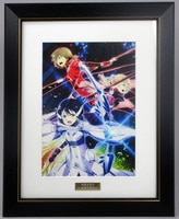 2839] 松本零士 直筆サイン入りシルクスクリーン「銀河鉄道999/星の海