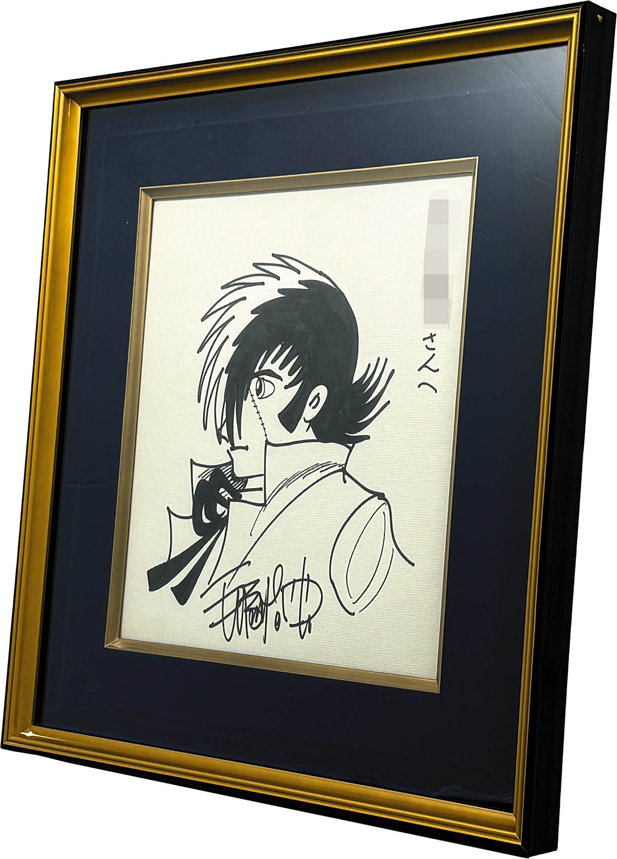 3001] 手塚治虫 直筆色紙「ブラック・ジャック」