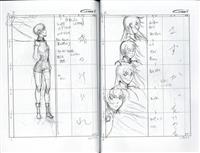 未来少年コナンNo.4 絵コンテ ［制作素材］