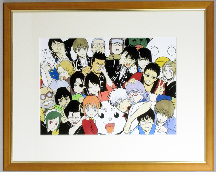 空知英秋 カラー複製イラスト「銀魂」