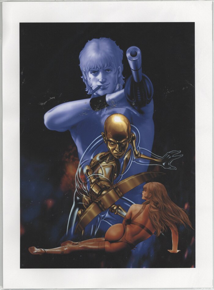 寺沢武一 カラー複製イラスト「COBRA♯008」