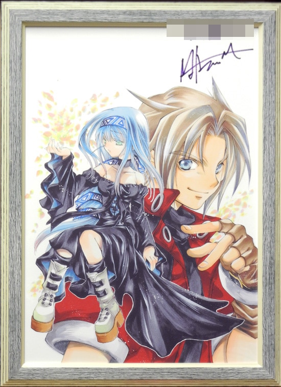 東まゆみサイン入りカラー複製原画 「エレメンタルジェレイド」