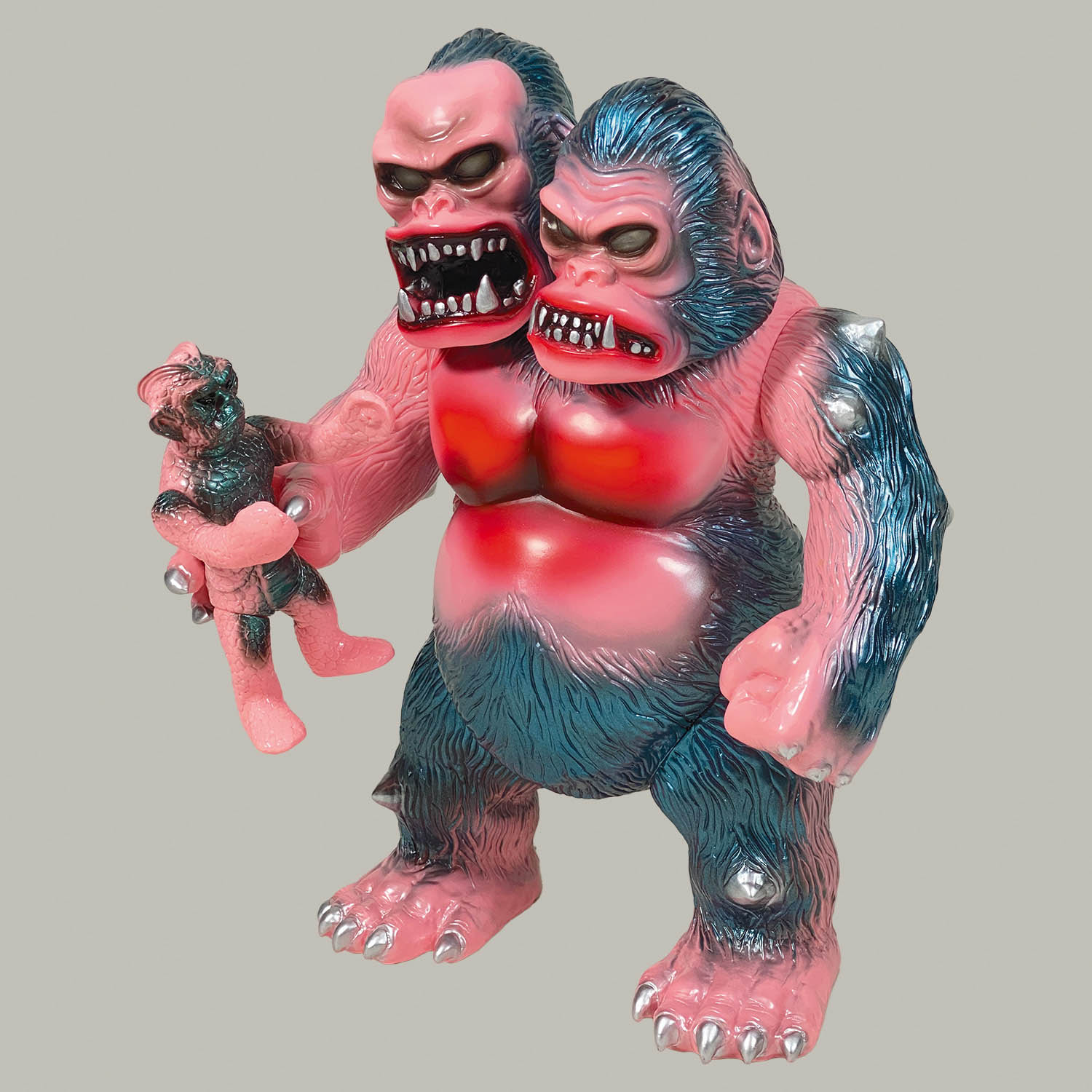 5113] HxS キングゴリラ獣 ピンク成型