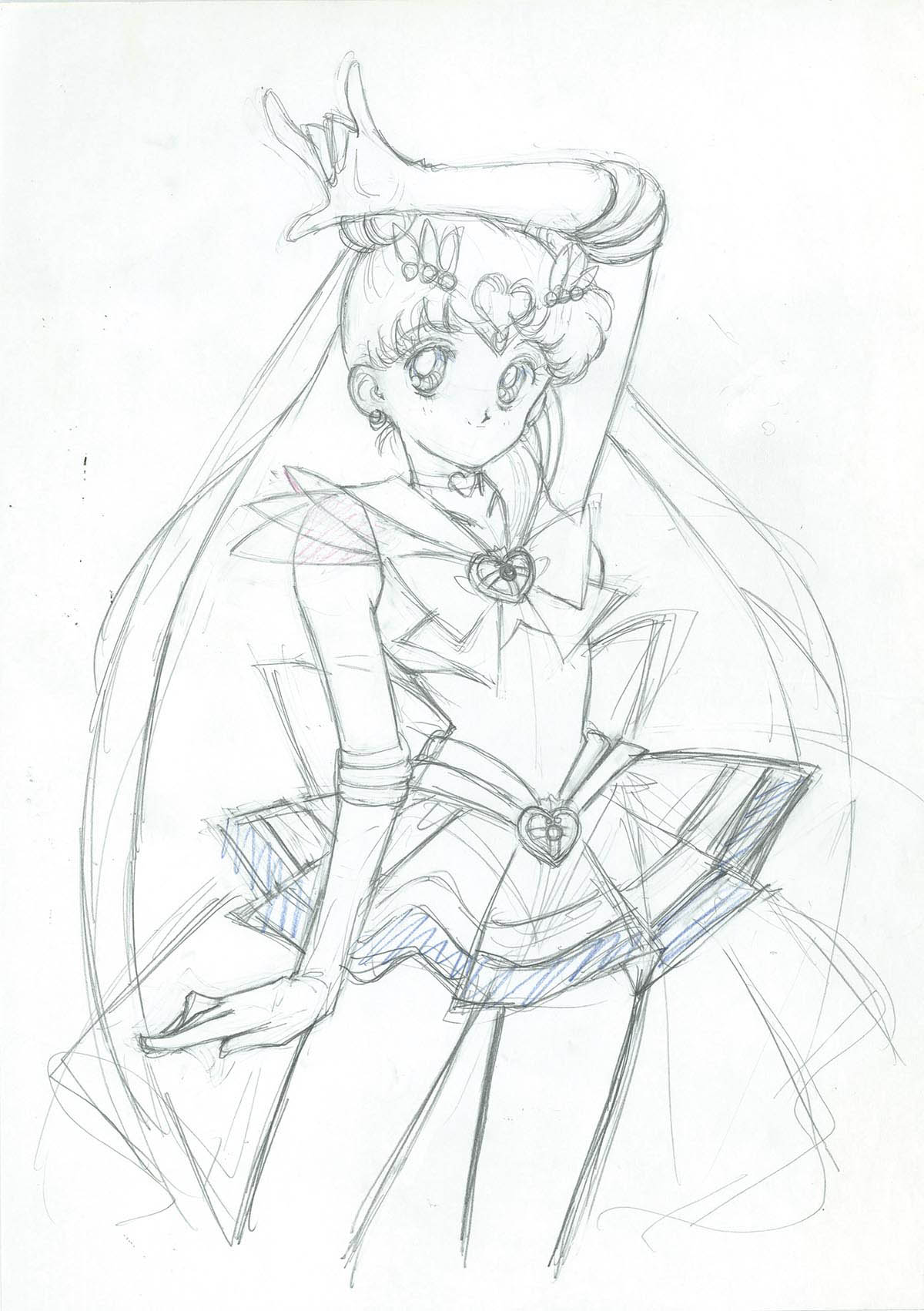 4246] 美少女戦士セーラームーン 版権ラフ原画 / 直筆:伊藤郁子