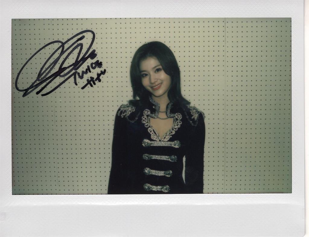 twice サナ サイン入りチェキ TWICE サナ 直筆サイン チェキ TWICE