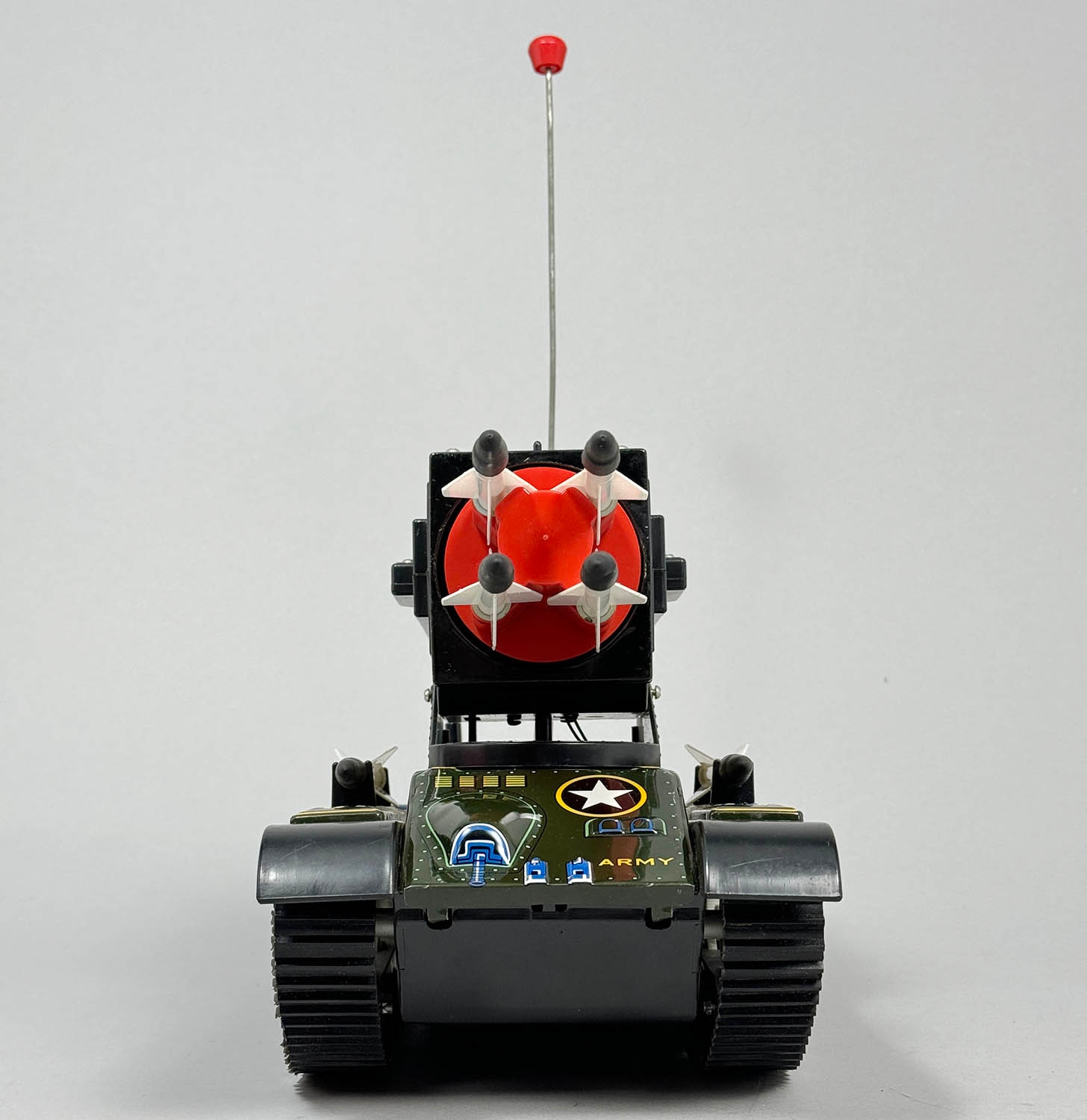 絶版 希少 ブリキ 増田屋 ミサイルタンク MS-33 MS33 現状品一部欠け