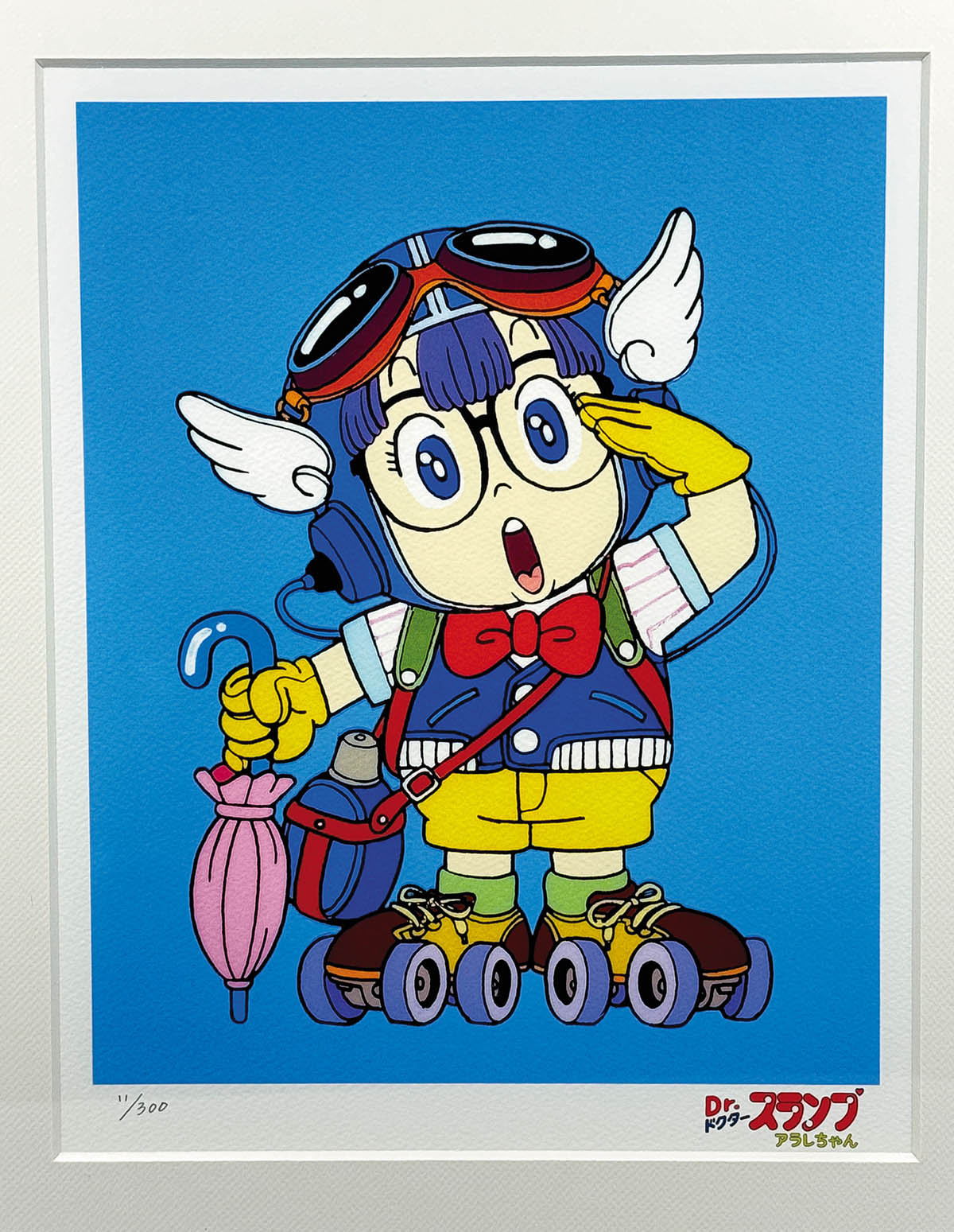 6410] カラー複製イラスト 「Dr.スランプ アラレちゃん」則巻アラレ