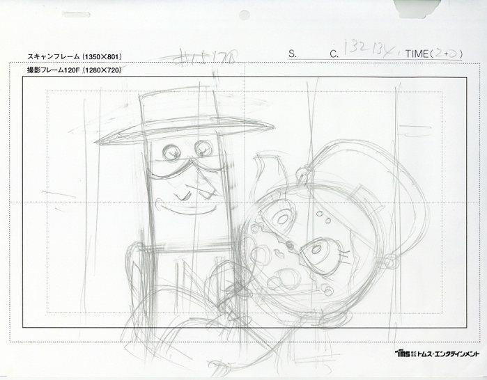 それいけ!アンパンマン ラフ原画