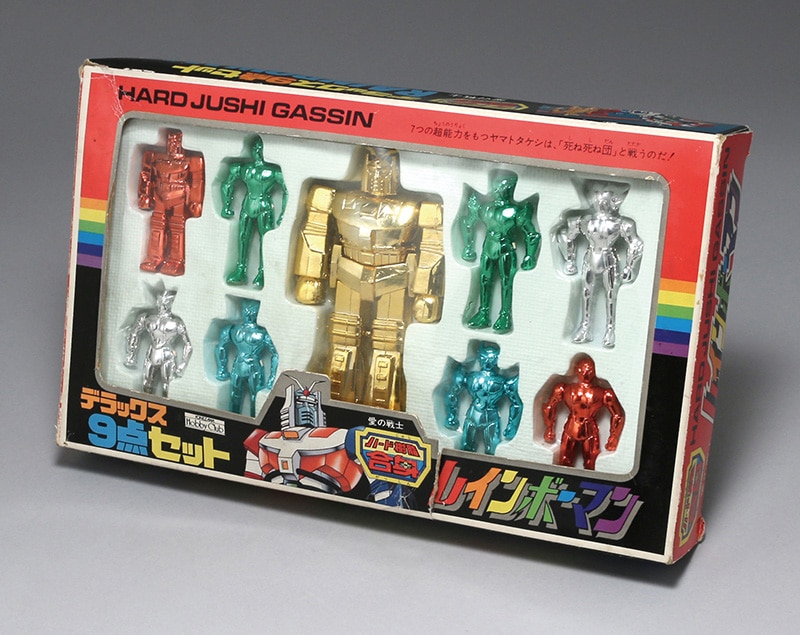 ヨネザワホビークラブ ハード樹脂合身 デラックス9点セット レインボーマン