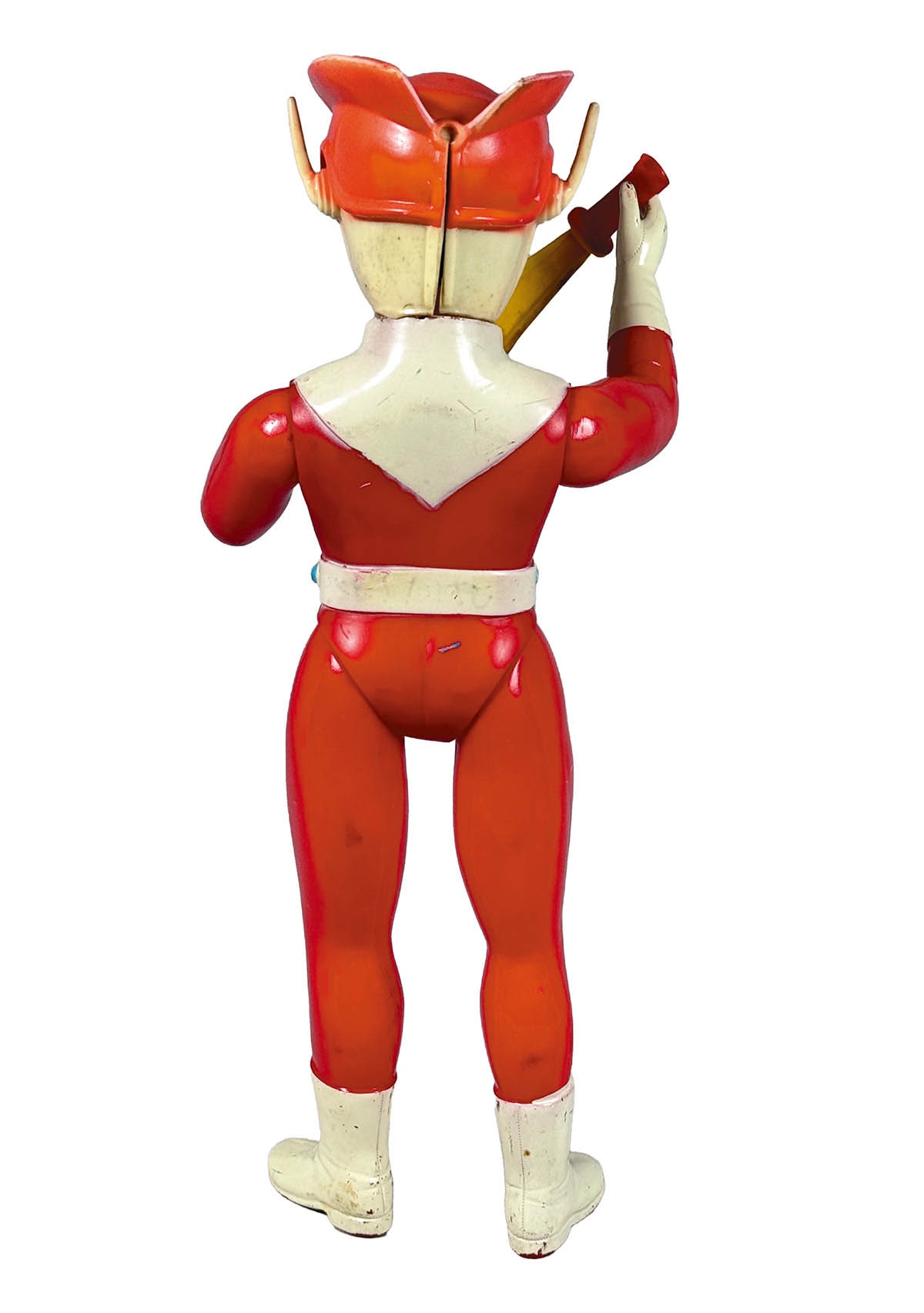 1401] レッドマン 面取れスタンダードソフビ レッドナイフ付