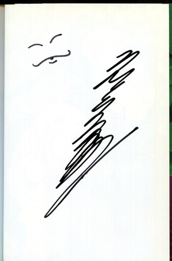 魔夜峰央直筆サイン本[妖怪学園ザビエル]