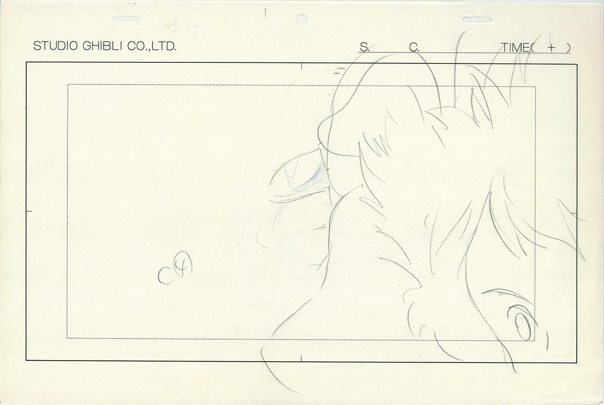 7048] 魔女の宅急便 ラフ原画 / 直筆:宮崎駿