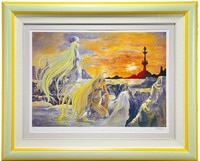 ぽんかん⑧ 直筆サイン入りｶﾗｰ複製イラスト「やはり俺の青春ラブコメは