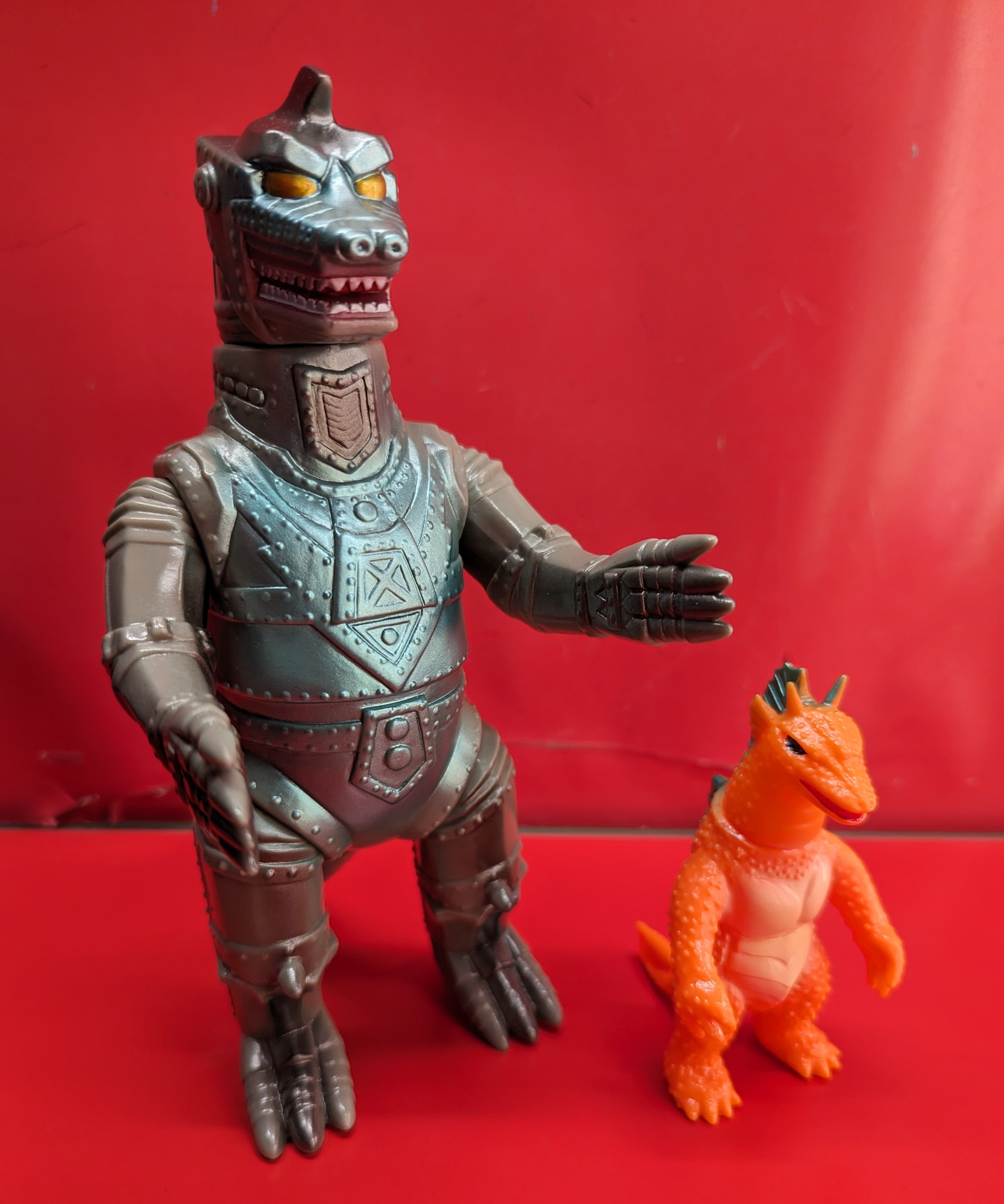 M1号 ブルマァク チタノザウルス メカゴジラ ソフビ人形 未開封 バムⅡ