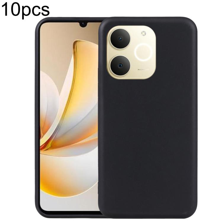 Realme Note 70T 4G用 TPU 携帯ケース 10個入り (ブラック)