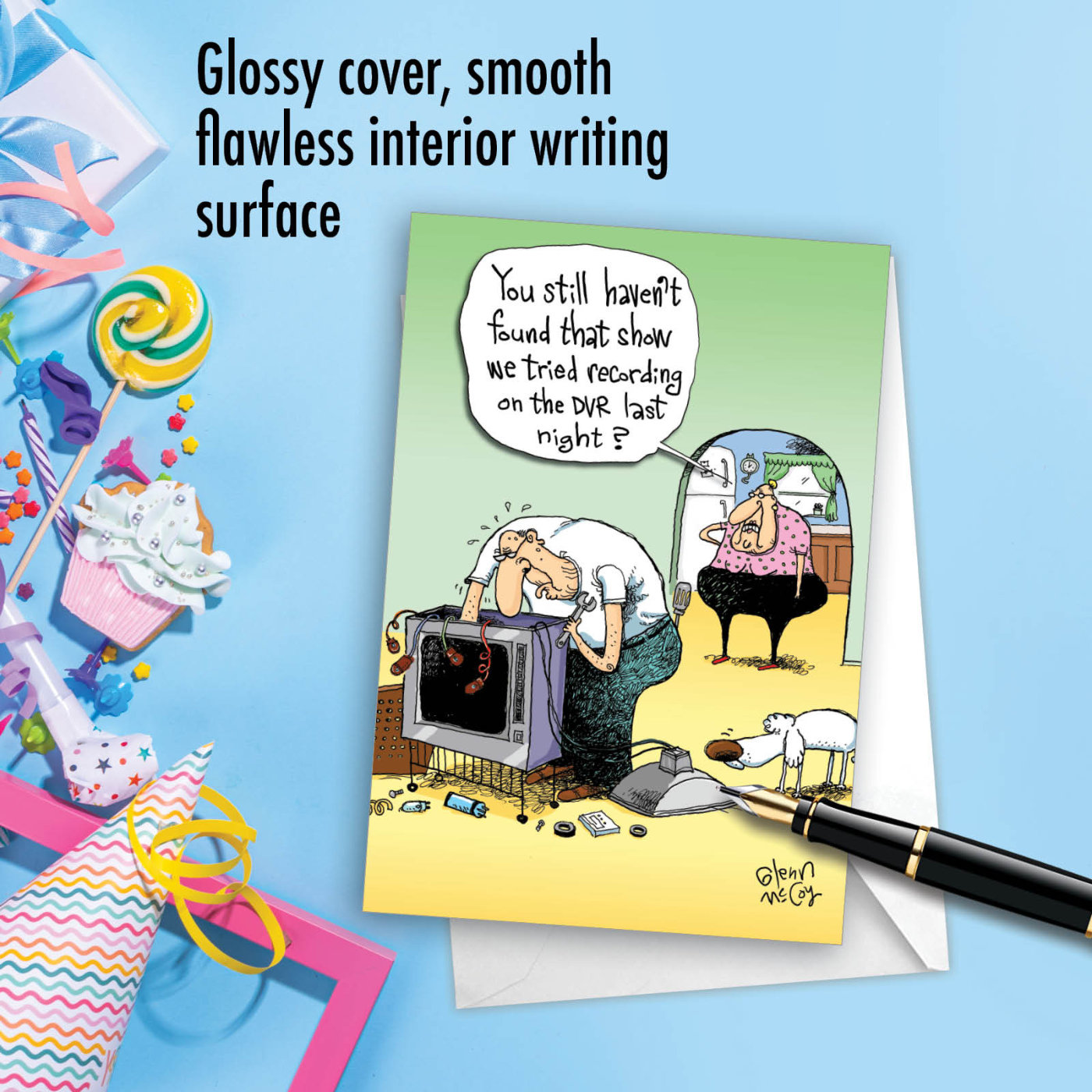 Old People DVR: Funny Birthday Card