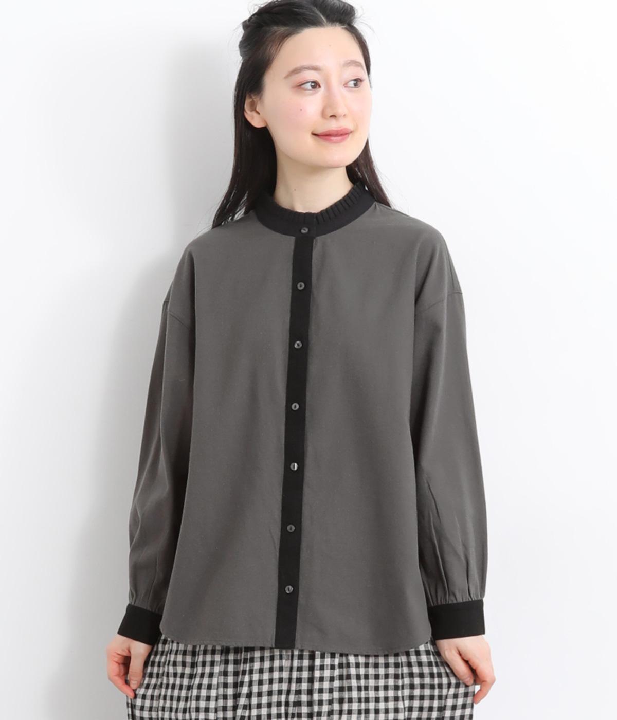 襟タックフリルシャツ｜Keitto（ケイット）の商品詳細