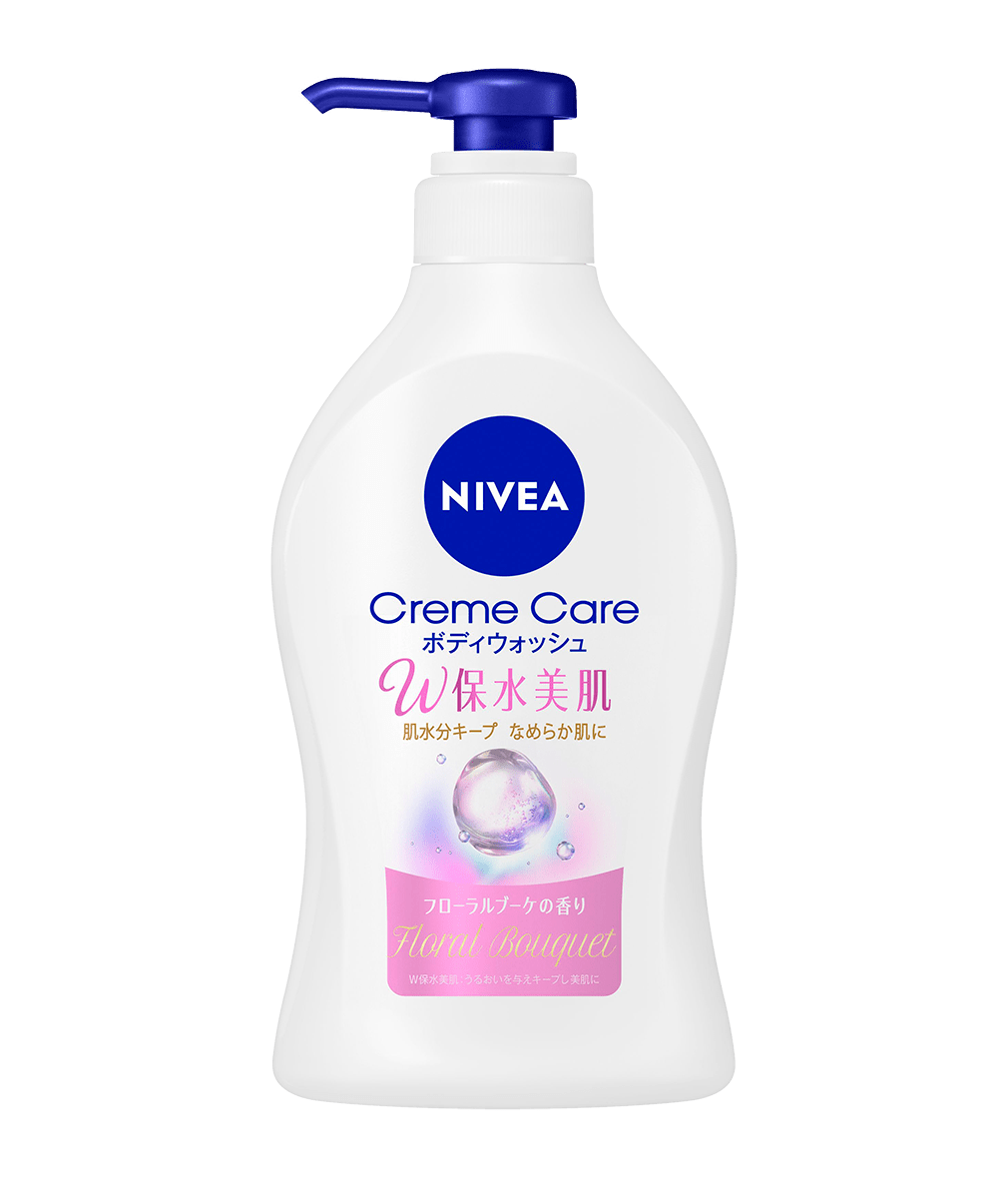 ニベア クリームケア ボディウォッシュ W保水美肌 フローラルブーケの