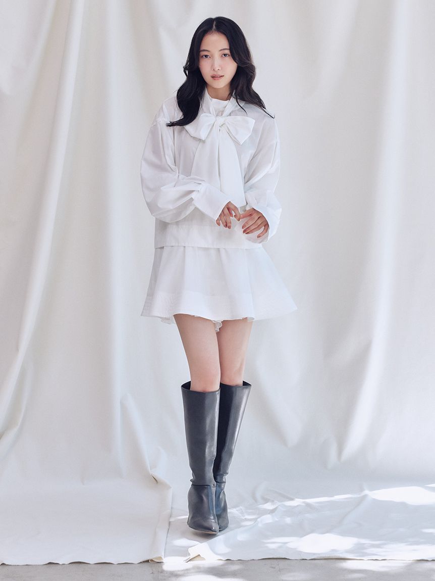 Sustainableバリエボリュームチュニックブラウス(シャツ・ブラウス