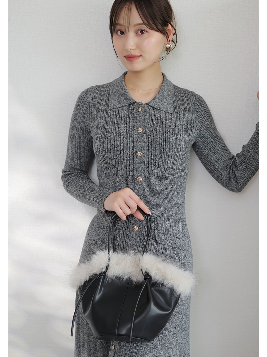 ファーバケットバッグ(ハンドバッグ)｜バッグ｜SNIDEL(スナイデル)の