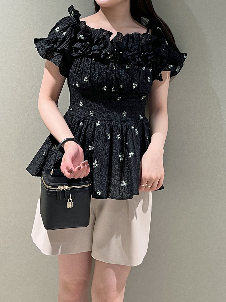 オフショルフリルブラウス(シャツ・ブラウス)｜トップス｜SNIDEL