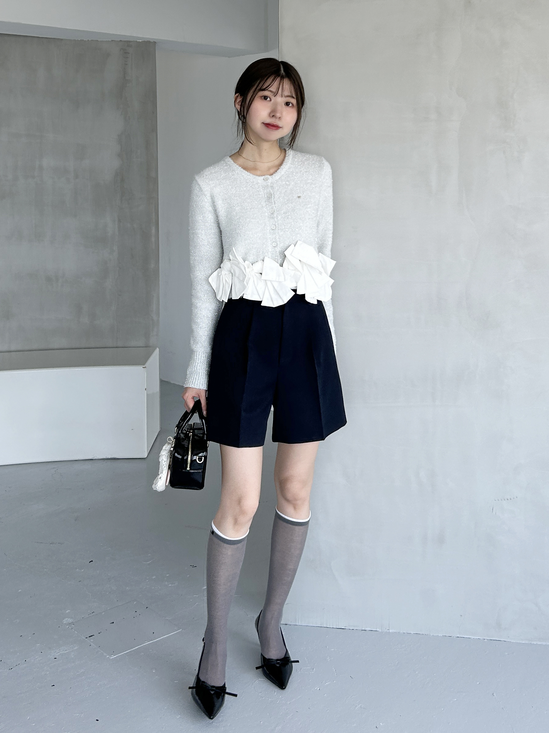 リボンモチーフカーディガン(ニット)｜トップス｜SNIDEL(スナイデル)の