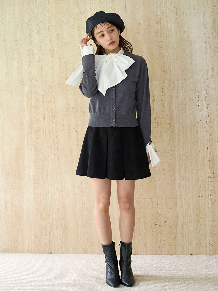 ボウタイドッキングニットプルオーバー(ニット)｜トップス｜SNIDEL