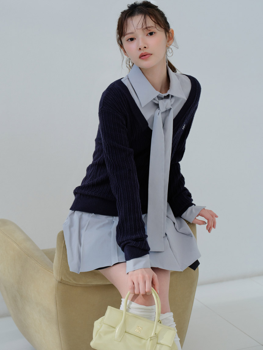 シャツコンビチュニック(シャツ・ブラウス)｜トップス｜SNIDEL