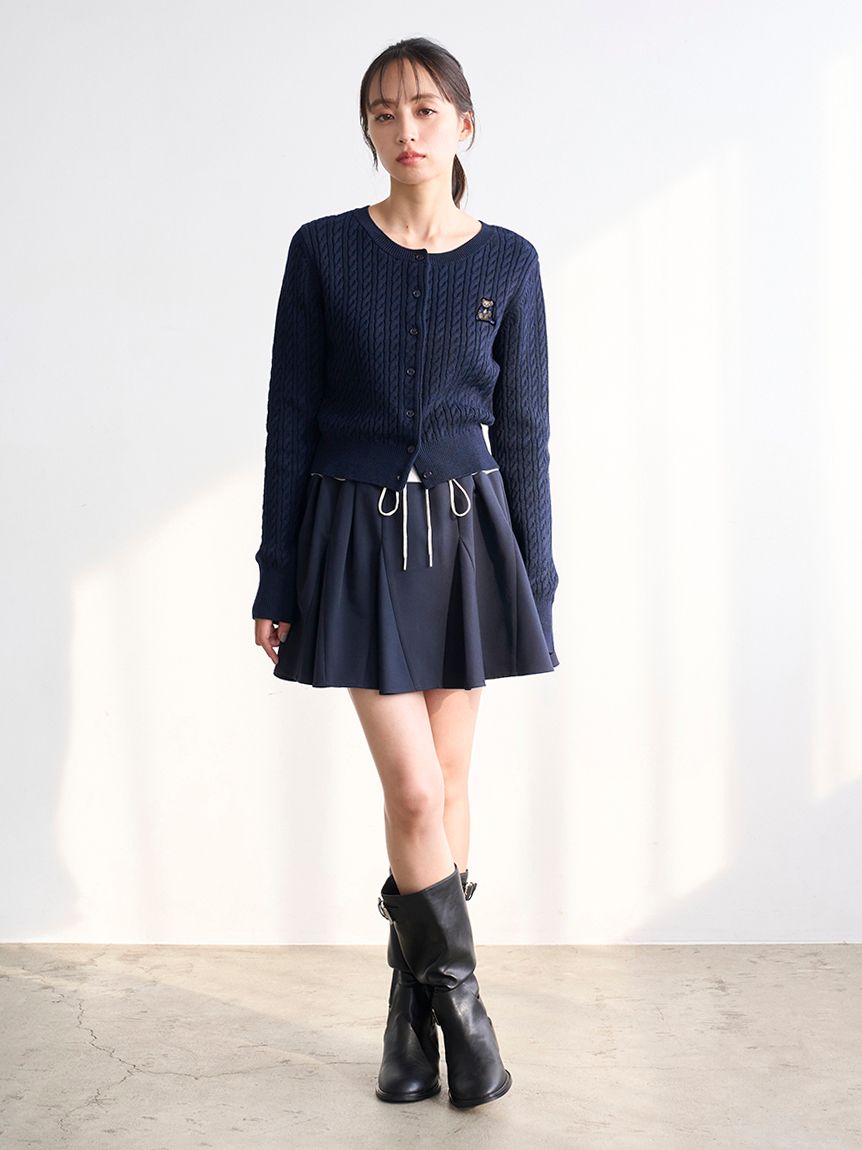 リボンベアニットカーディガン(カーディガン)｜トップス｜SNIDEL