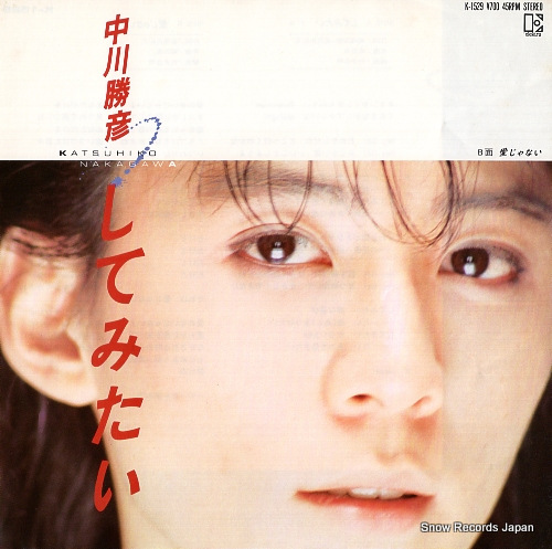 中川勝彦 してみたい K-1529 | レコード通販
