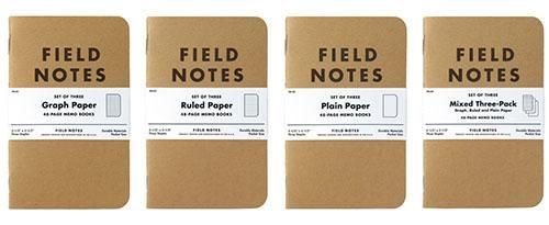 FIELD NOTES/フィールドノート】FIELD NOTES 3-PACKS/フィールドノート