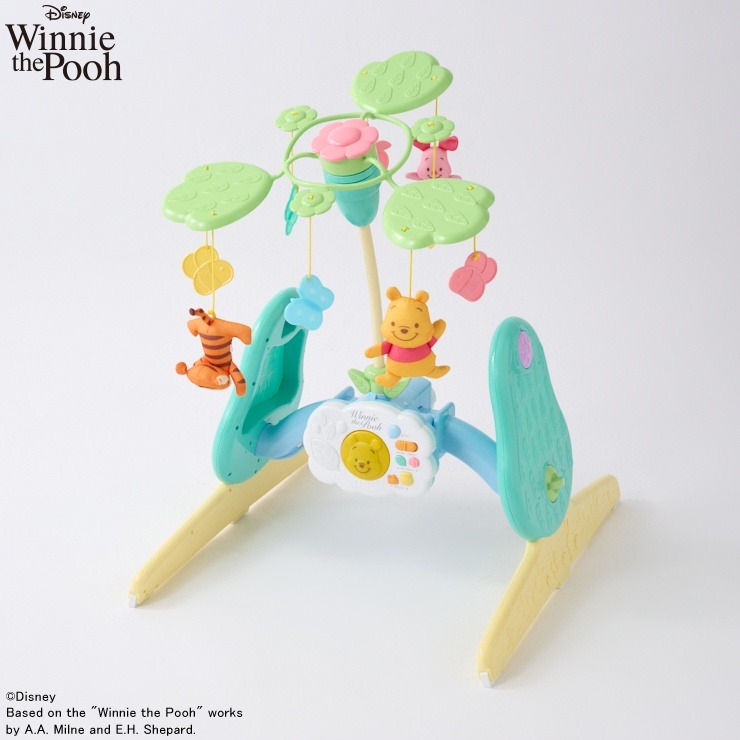 玩具 えらべる回転 6WAYジムにへんしんメリー プラス くまのプーさん