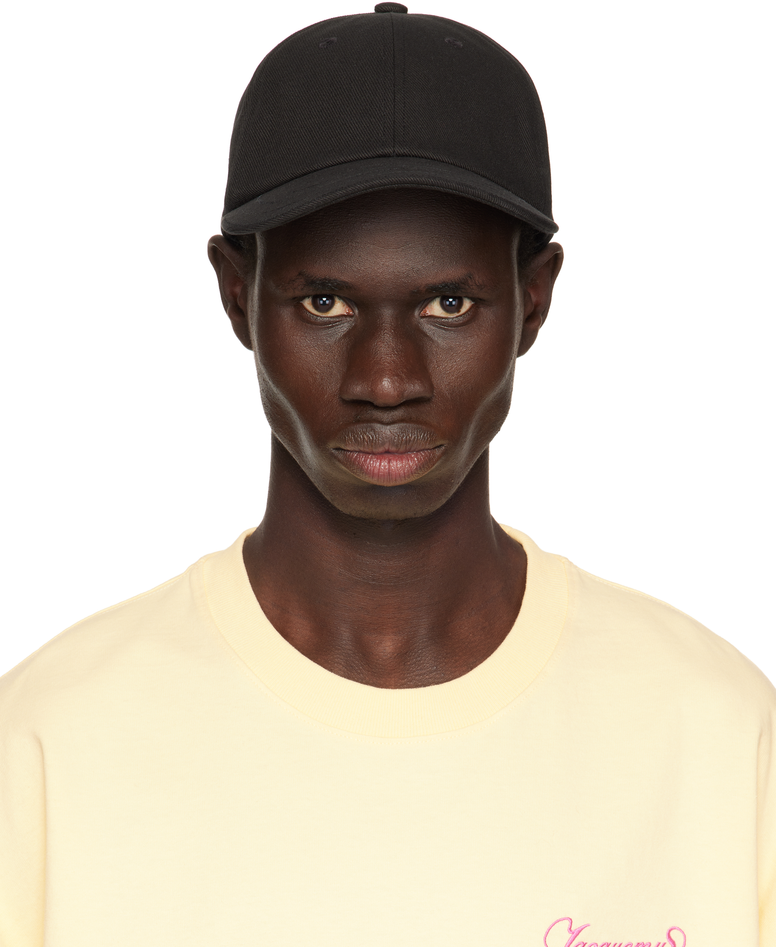 JACQUEMUS: ブラック The Jacquemus キャップ | SSENSE 日本