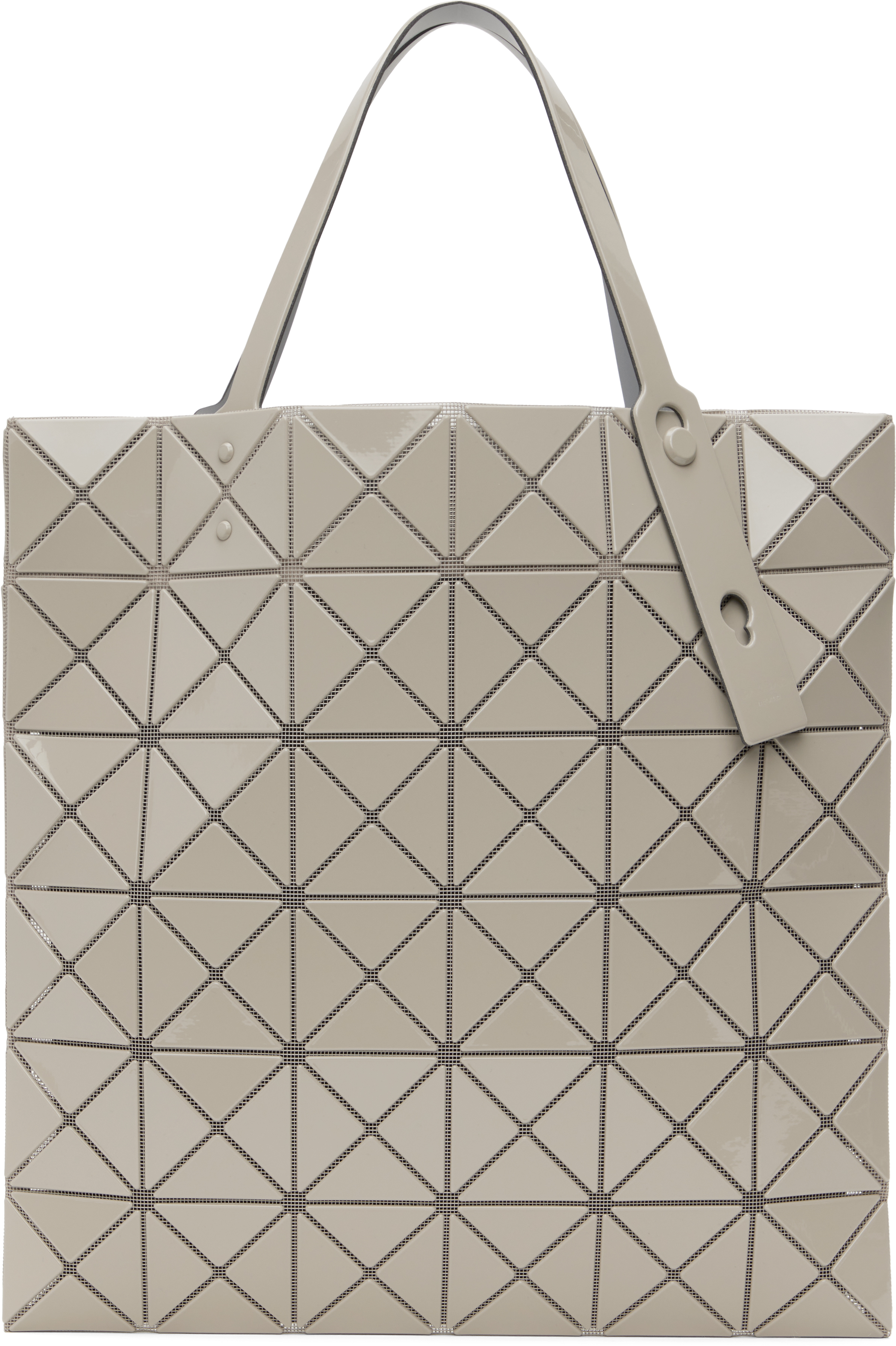 Beige Lucent One-Tone Tote by BAO BAO ISSEY MIYAKE on Sale
