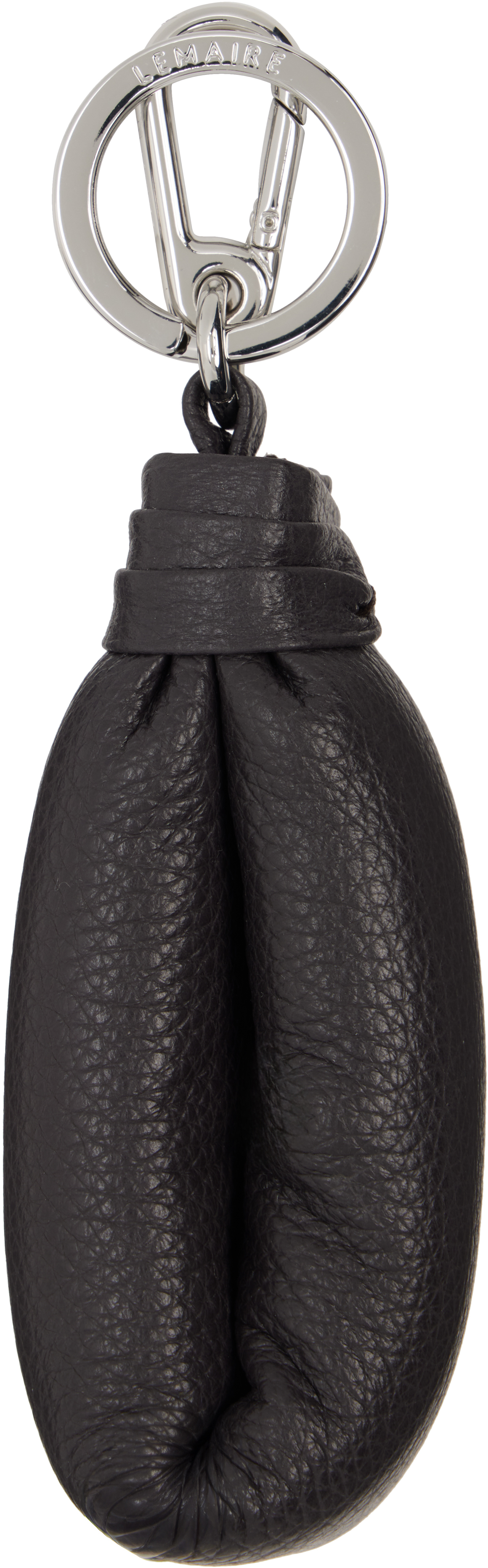 LEMAIRE: ブラウン Wadded キーホルダー | SSENSE 日本