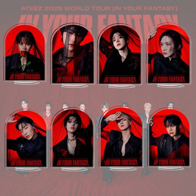 Ateez 2025 World Tour 'In Your Fantasy' Acrylic Member Stand
