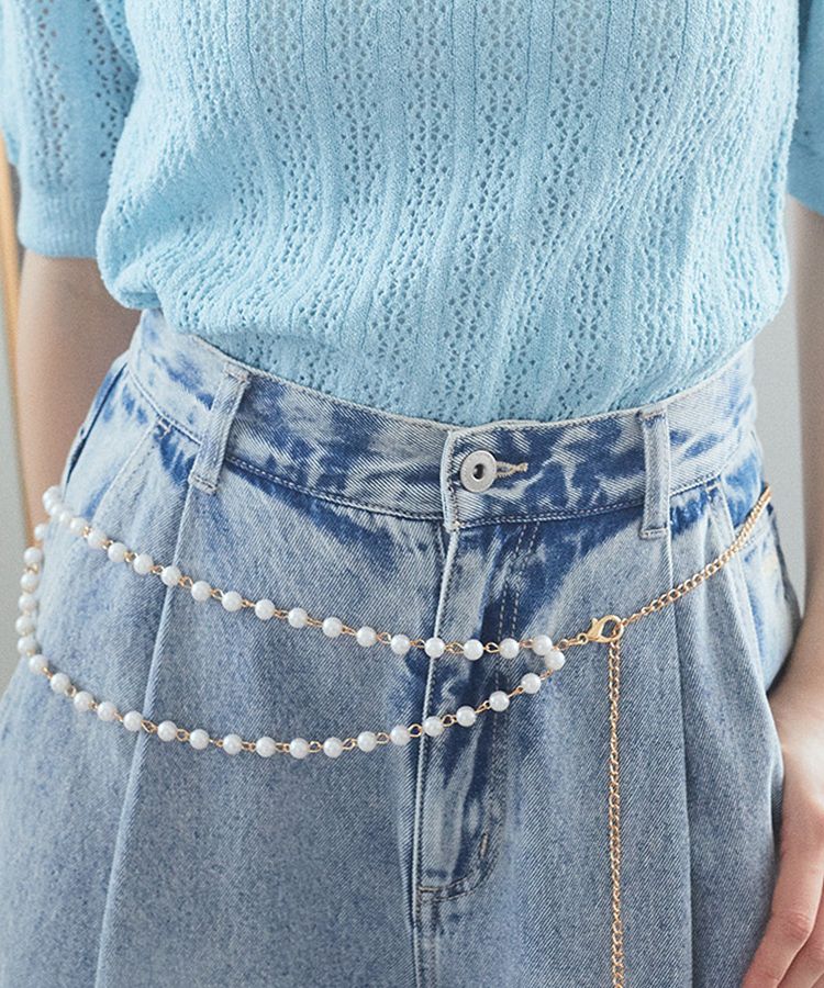 パールチェーンベルト/earth music&ecology（アース ミュージック